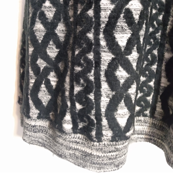 Anthropologie MOTH black lattice sweater dress M - Picture 11 of 15